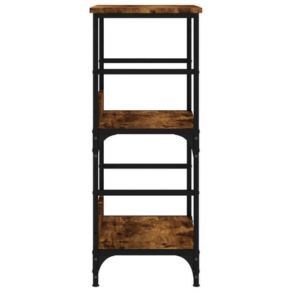 Libreria Rovere Fumo 50x33x82 cm in Legno Multistrato | homemem39