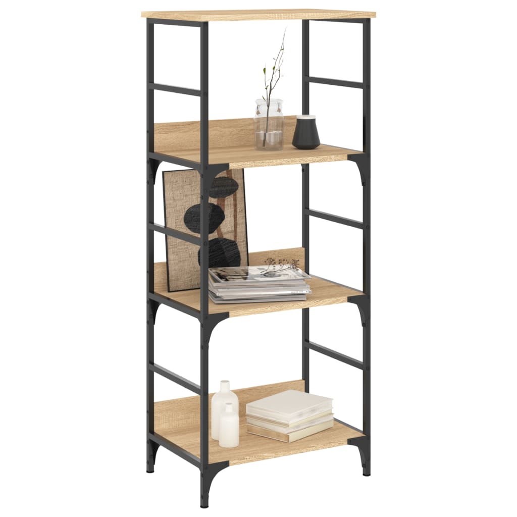 Libreria Rovere Sonoma 50x33x117,5 cm in Legno Multistrato | homemem39