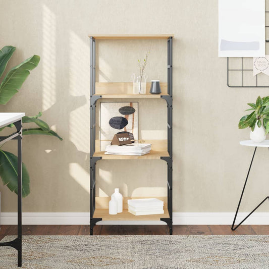 Libreria Rovere Sonoma 50x33x117,5 cm in Legno Multistrato | homemem39