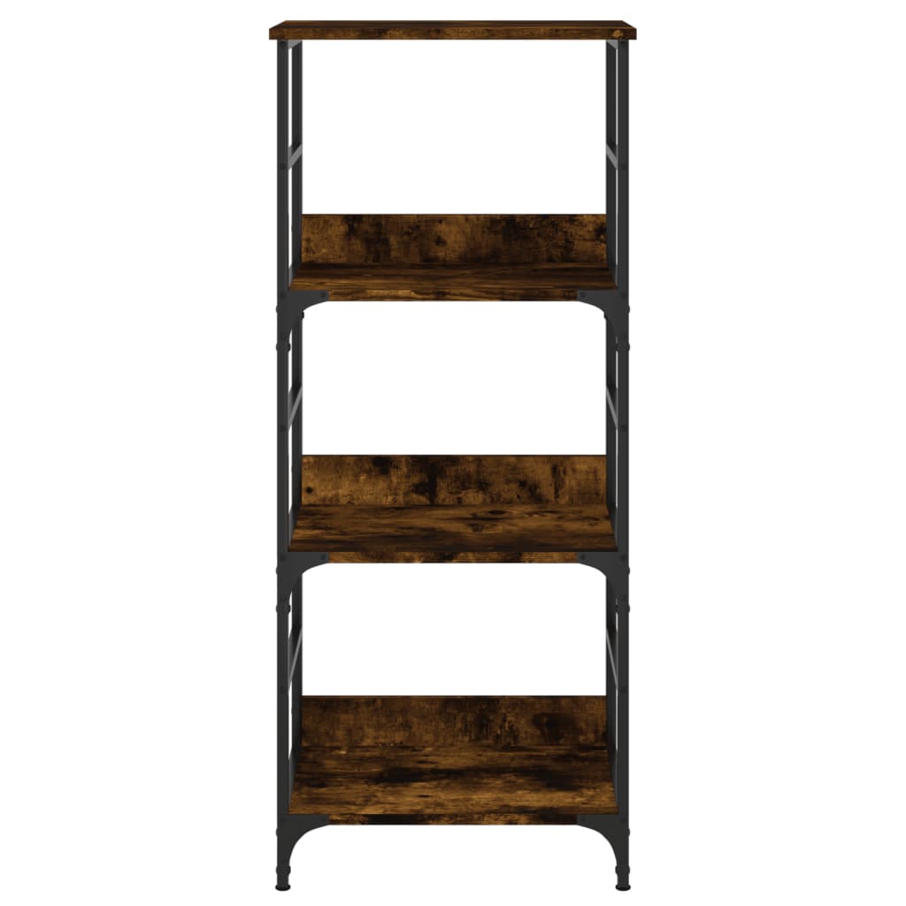 Libreria Rovere Fumo 50x33x117,5 cm in Legno Multistrato