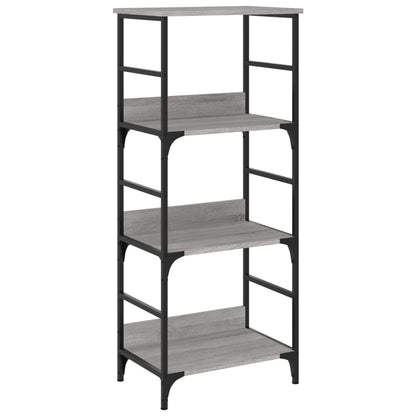 Libreria Grigio Sonoma 50x33x117,5 cm in Legno Multistrato | homemem39