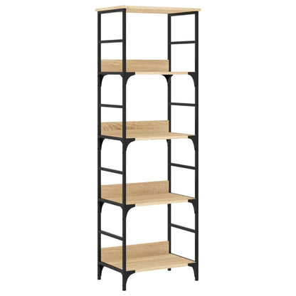 Libreria Rovere Sonoma 50x33x153 cm in Legno Multistrato | homemem39