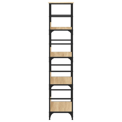 Libreria Rovere Sonoma 50x33x153 cm in Legno Multistrato | homemem39