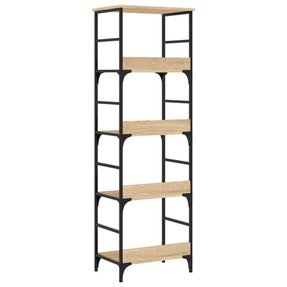 Libreria Rovere Sonoma 50x33x153 cm in Legno Multistrato | homemem39