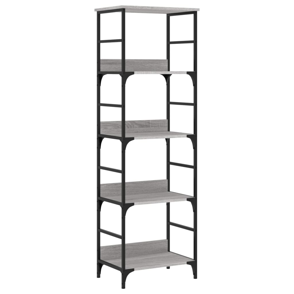 Libreria Grigio Sonoma 50x33x153 cm in Legno Multistrato | homemem39