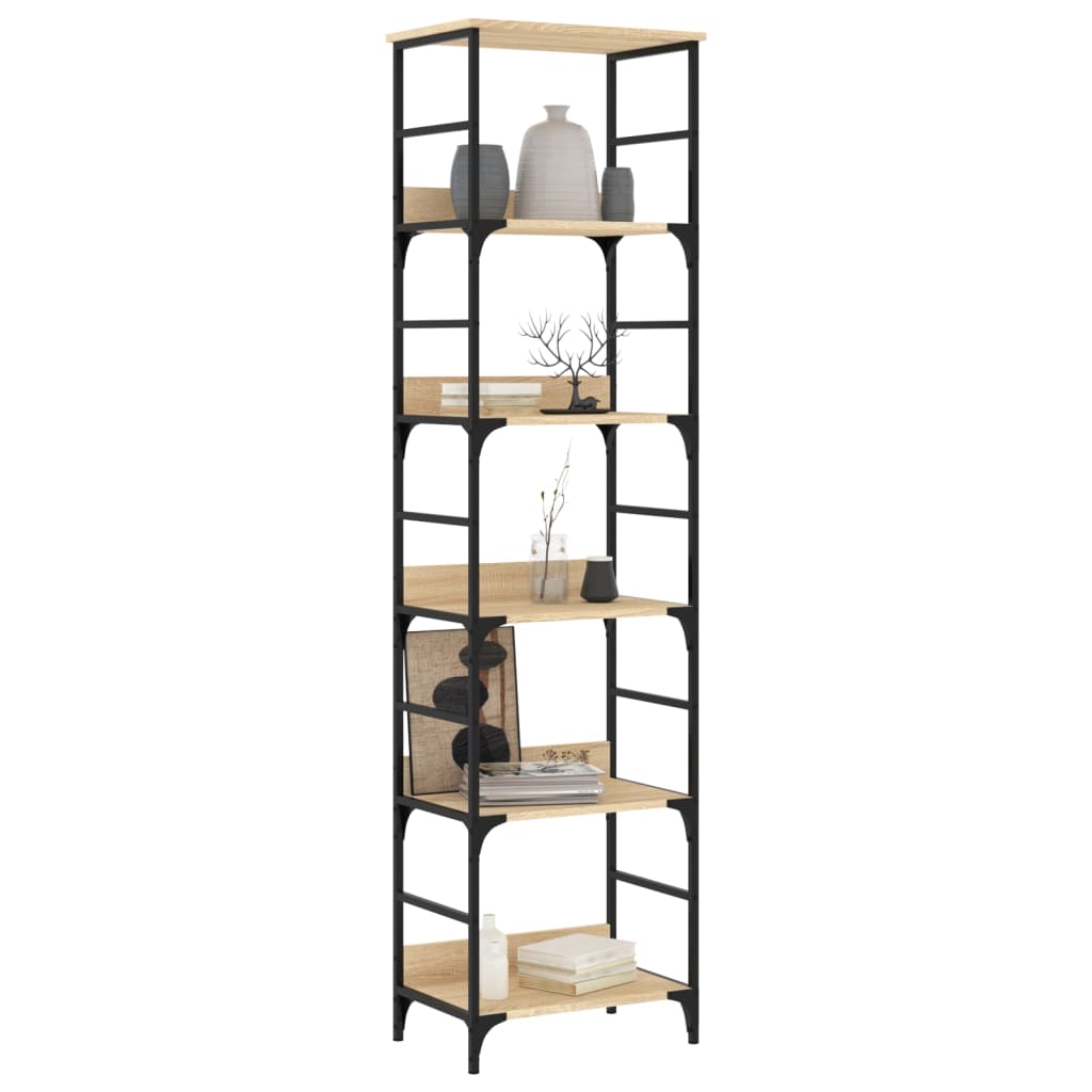 Libreria Rovere Sonoma 50x33x188,5 cm Legno ingegnerizzato | homemem39