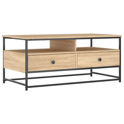 Tavolino da Salotto Rovere Sonoma 100x51x45cm Legno Multistrato | homemem39
