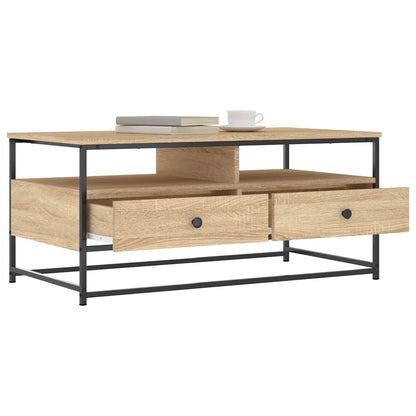 Tavolino da Salotto Rovere Sonoma 100x51x45cm Legno Multistrato | homemem39