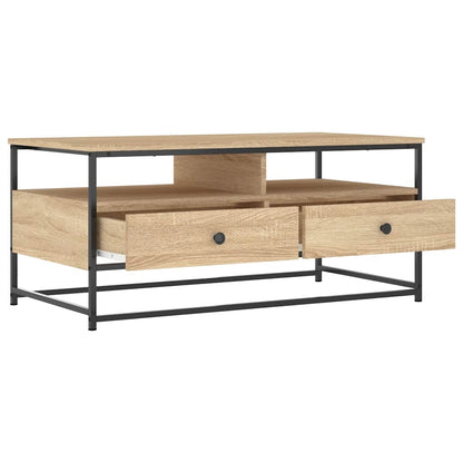 Tavolino da Salotto Rovere Sonoma 100x51x45cm Legno Multistrato | homemem39