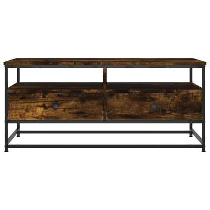 Tavolino da Salotto Rovere Fumo 100x51x45 cm Legno Multistrato | homemem39