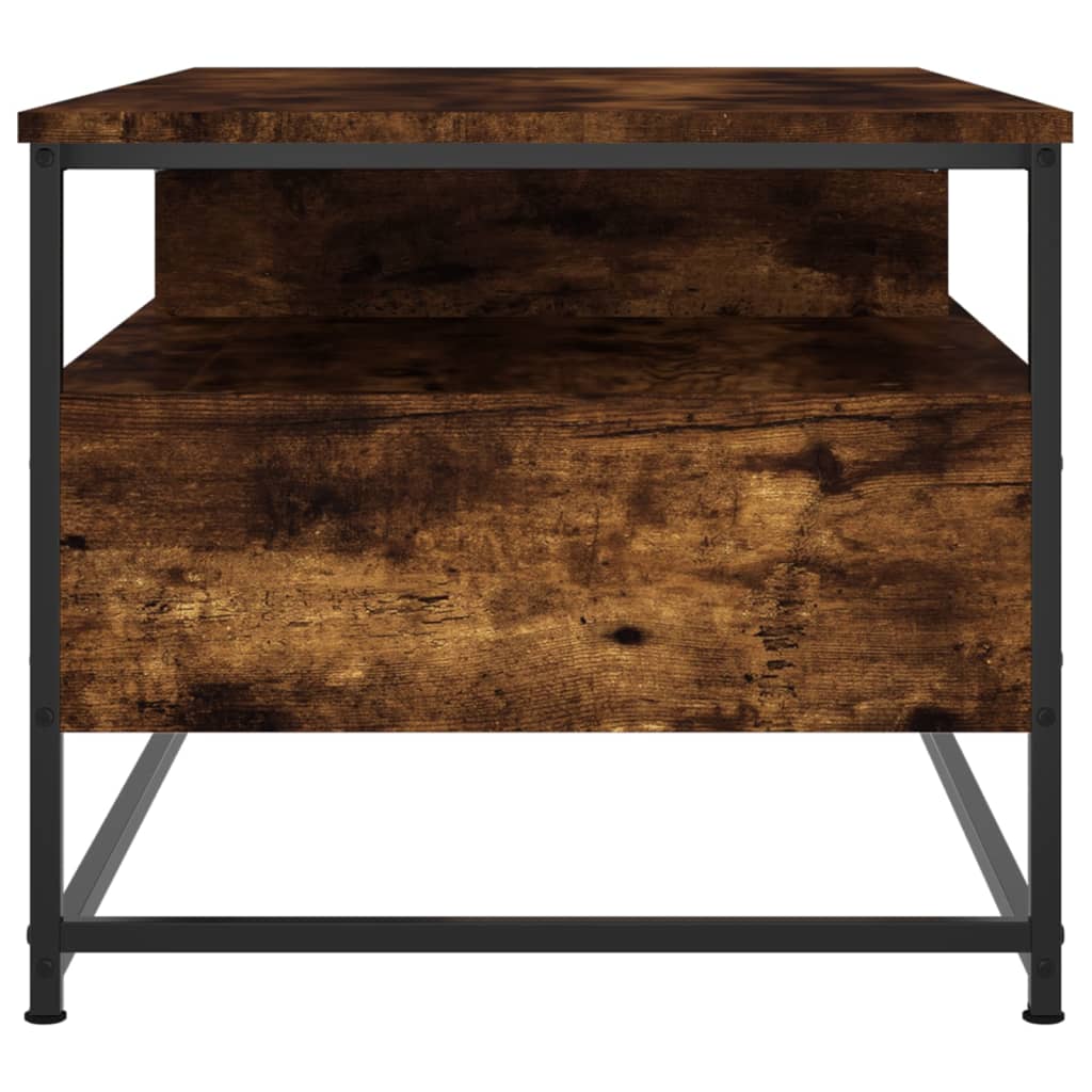 Tavolino da Salotto Rovere Fumo 100x51x45 cm Legno Multistrato | homemem39