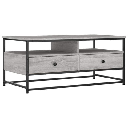 Tavolino da Salotto Grigio Sonoma 100x51x45cm Legno Multistrato | homemem39