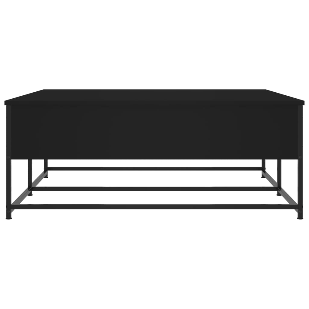 Tavolino da Salotto Nero 100x99x40 cm in Legno Multistrato | homemem39
