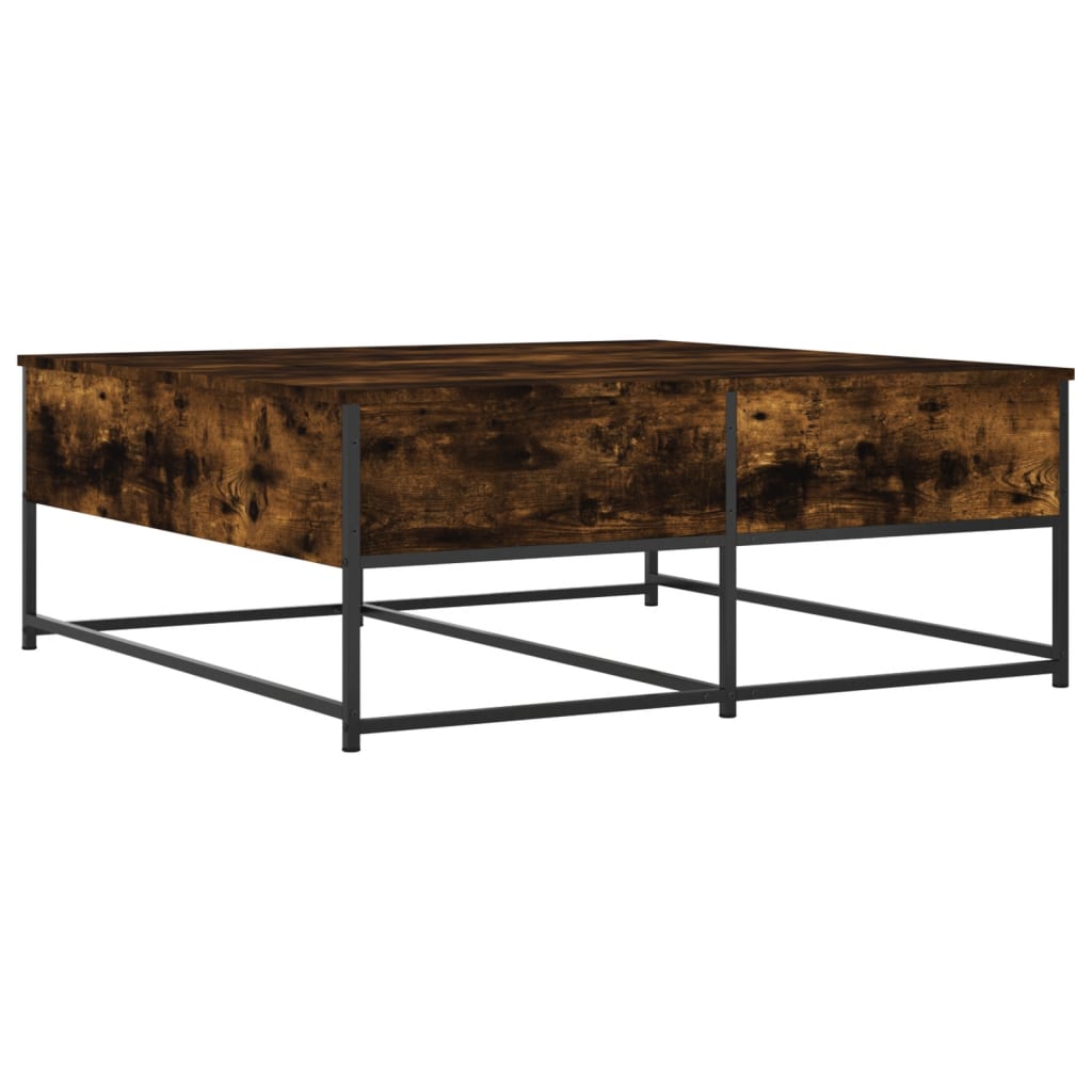 Tavolino da Salotto Rovere Fumo 100x99x40 cm Legno Multistrato | homemem39