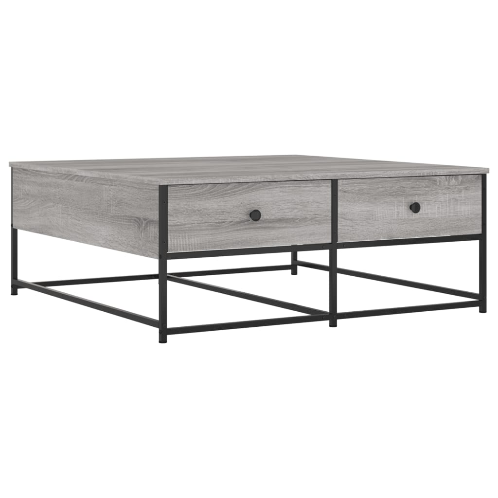 Tavolino da Salotto Grigio Sonoma 100x99x40cm Legno Multistrato | homemem39