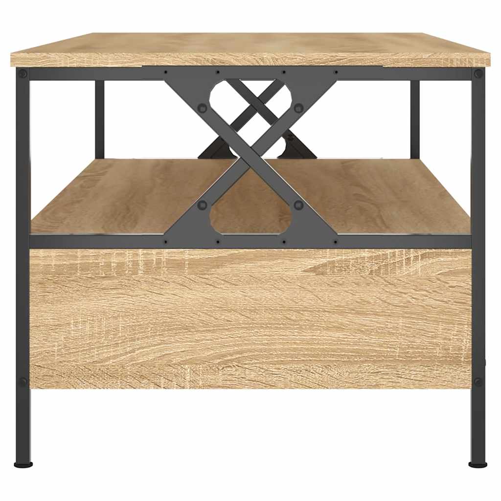 Tavolino da Salotto Rovere Sonoma 100x51x45cm Legno Multistrato | homemem39