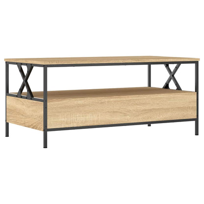 Tavolino da Salotto Rovere Sonoma 100x51x45cm Legno Multistrato | homemem39