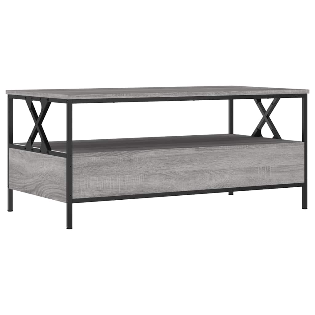 Tavolino da Salotto Grigio Sonoma 100x51x45cm Legno Multistrato | homemem39