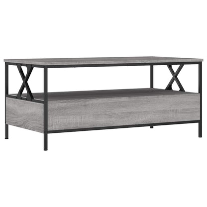 Tavolino da Salotto Grigio Sonoma 100x51x45cm Legno Multistrato | homemem39