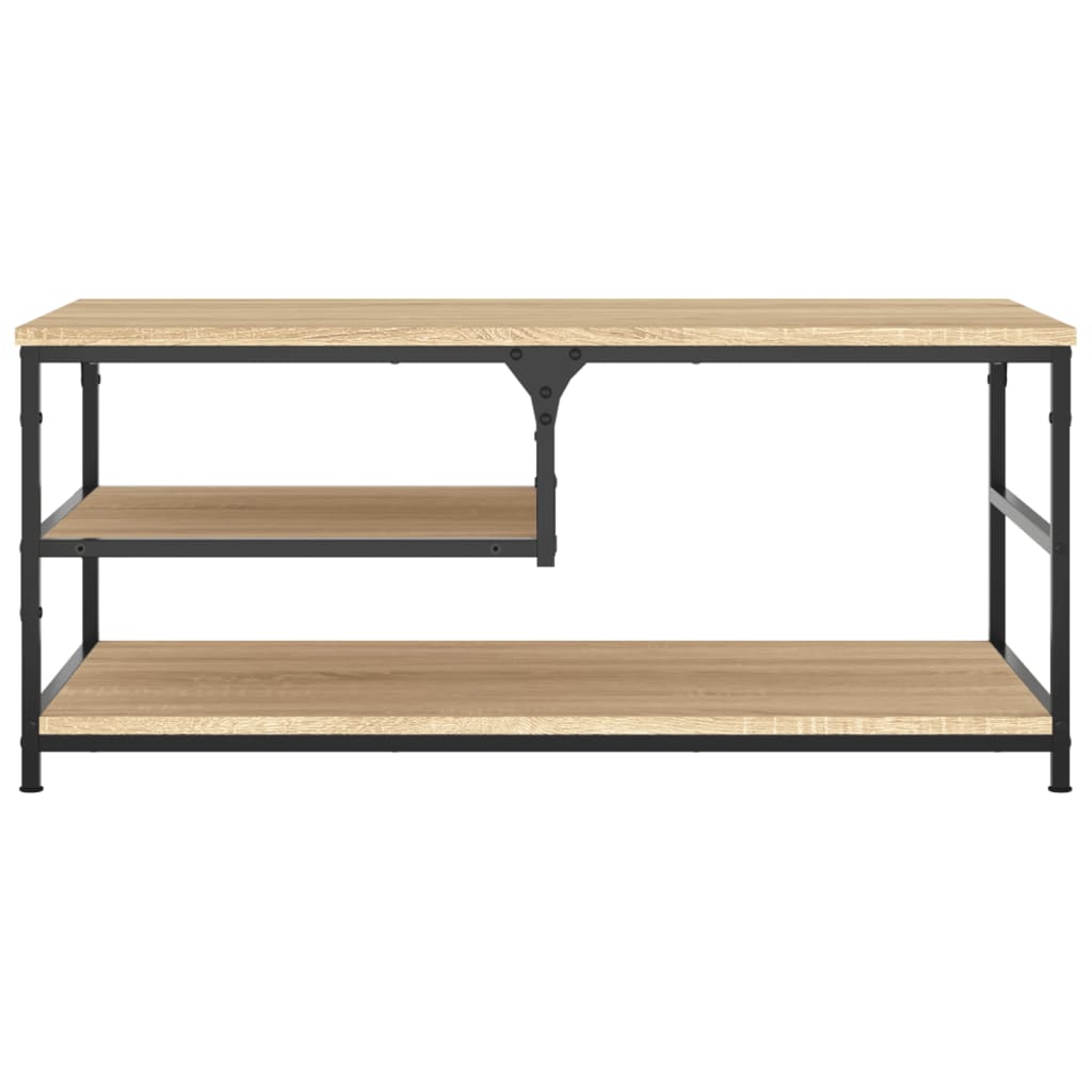 Tavolino da Salotto Rovere Sonoma 90x49x40 cm Legno Multistrato