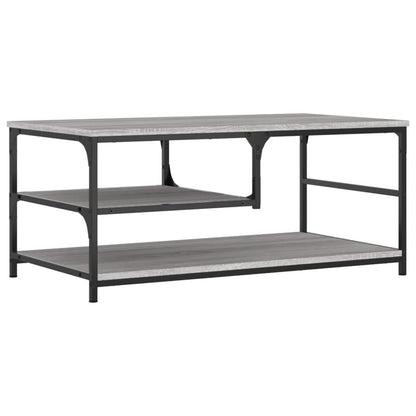 Tavolino da Salotto Grigio Sonoma 90x49x40 cm Legno Multistrato | homemem39