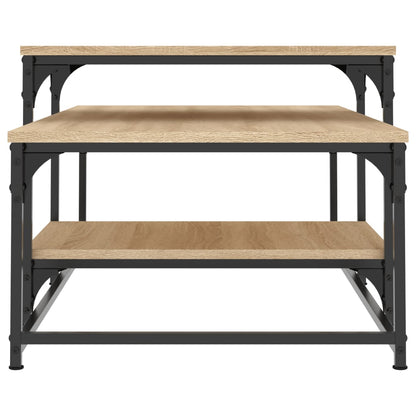 Tavolino da Salotto Rovere Sonoma 102x60x45cm Legno Multistrato | homemem39