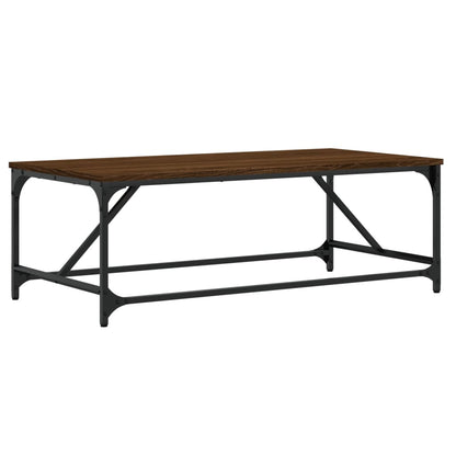 Tavolino da Salotto Rovere Marrone100x50x35cm Legno Multistrato | homemem39