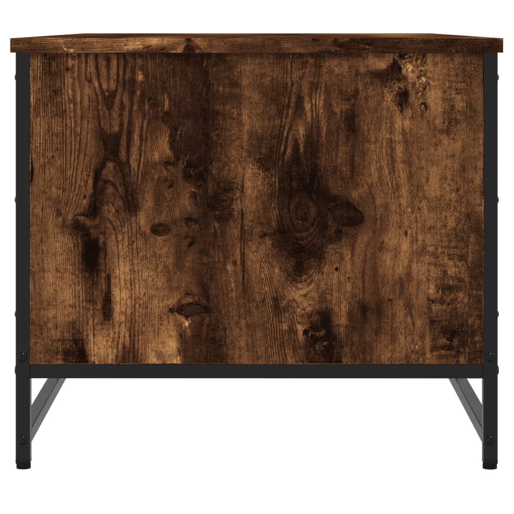 Tavolino da Salotto Rovere Fumo 85,5x51x45 cm Legno Multistrato | homemem39