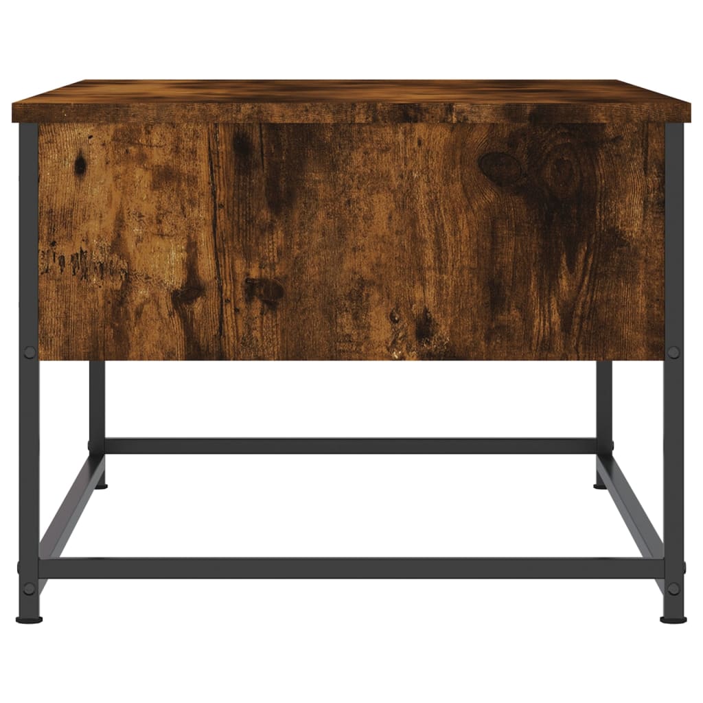Tavolino da Salotto Rovere Fumo 100x51x40 cm Legno Multistrato | homemem39