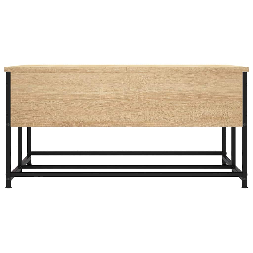 Tavolino da Salotto Rovere Sonoma 80x80x40 cm Legno Multistrato | homemem39