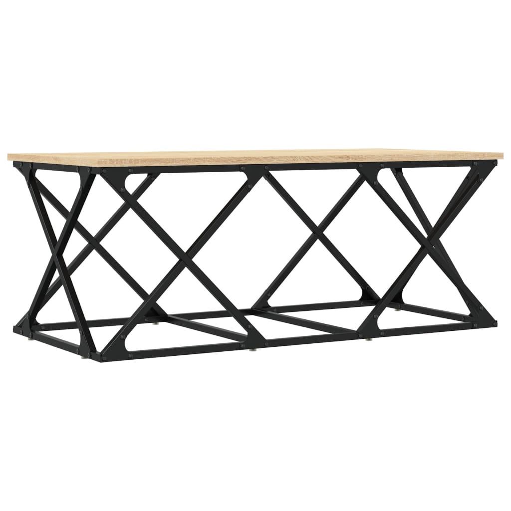Tavolino da Salotto Rovere Sonoma 100x49x40cm Legno Multistrato | homemem39
