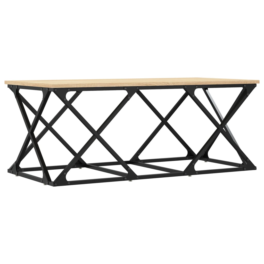 Tavolino da Salotto Rovere Sonoma 100x49x40cm Legno Multistrato | homemem39