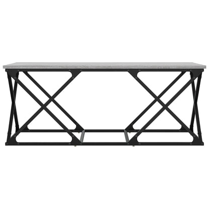 Tavolino da Salotto Grigio Sonoma 100x49x40cm Legno Multistrato