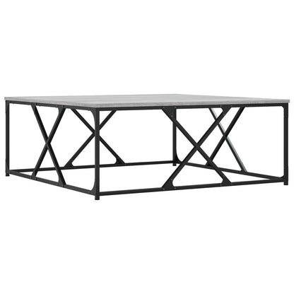 Tavolino Salotto Grigio Sonoma 100x100x40 cm Legno Multistrato | homemem39