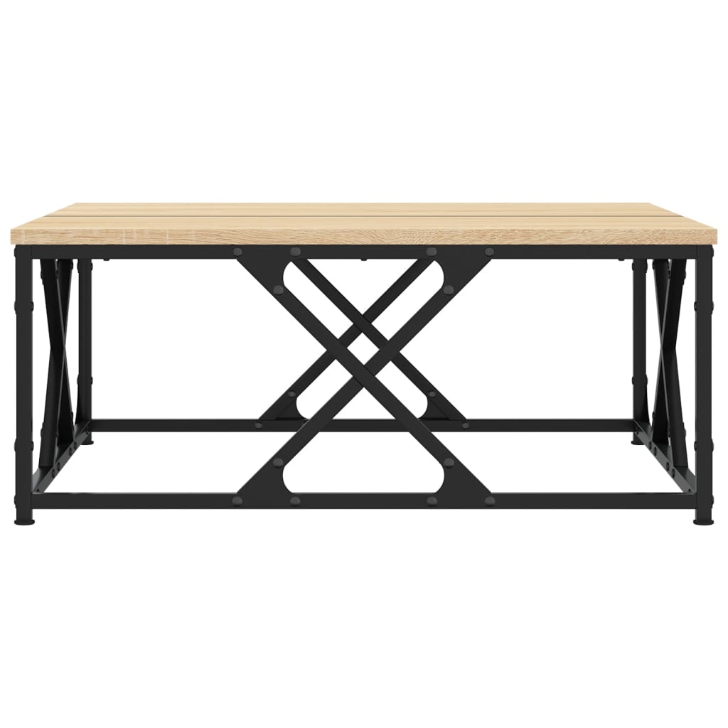 Tavolino da Salotto Rovere Sonoma 70x70x30 cm Legno Multistrato | homemem39