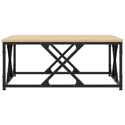 Tavolino da Salotto Rovere Sonoma 70x70x30 cm Legno Multistrato | homemem39