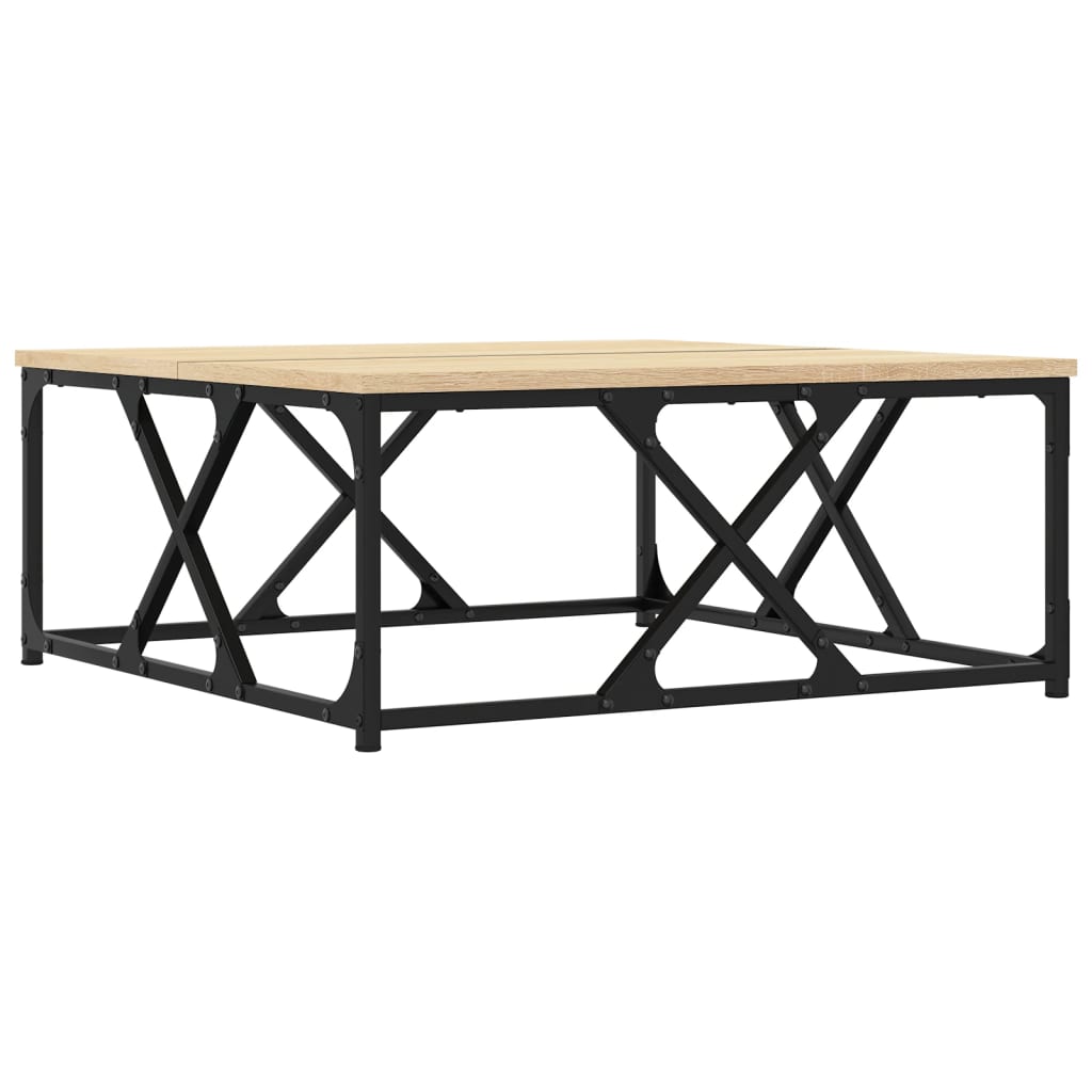 Tavolino da Salotto Rovere Sonoma 70x70x30 cm Legno Multistrato | homemem39