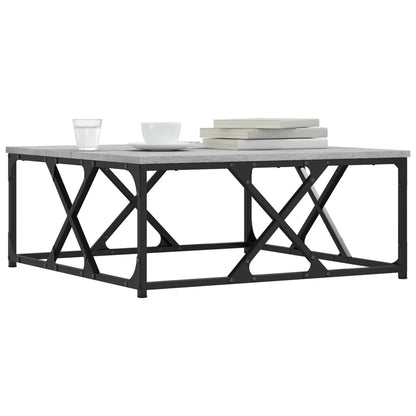 Tavolino da Salotto Grigio Sonoma 70x70x30 cm Legno Multistrato | homemem39