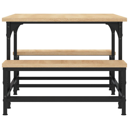 Tavolino Salotto Rovere Sonoma 100x50,5x40 cm Legno Multistrato | homemem39