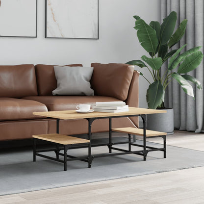 Tavolino Salotto Rovere Sonoma 100x50,5x40 cm Legno Multistrato | homemem39