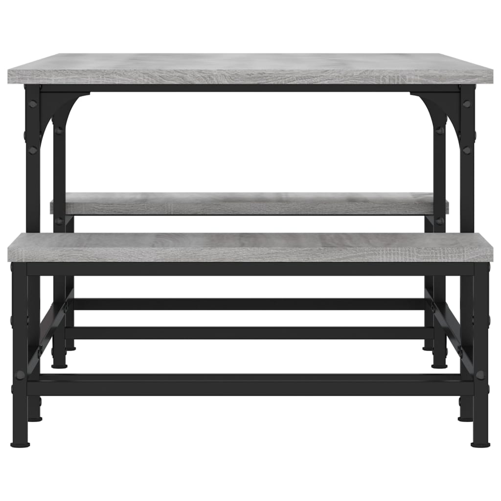 Tavolino Salotto Grigio Sonoma 100x50,5x40 cm Legno Multistrato | homemem39