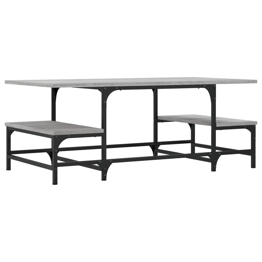 Tavolino Salotto Grigio Sonoma 100x50,5x40 cm Legno Multistrato | homemem39