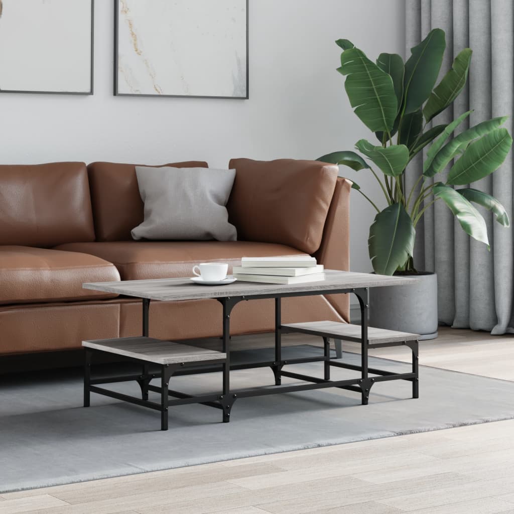 Tavolino Salotto Grigio Sonoma 100x50,5x40 cm Legno Multistrato | homemem39