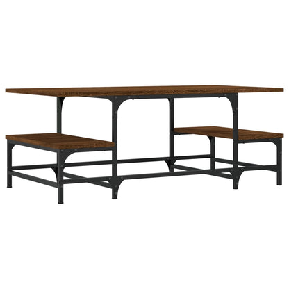 Tavolino Salotto Rovere Marrone 100x50,5x40cm Legno Multistrato | homemem39