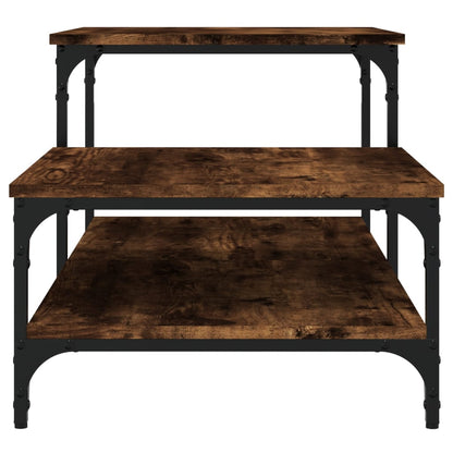 Tavolino da Salotto Rovere Fumo 100x50,5x45cm Legno Multistrato | homemem39
