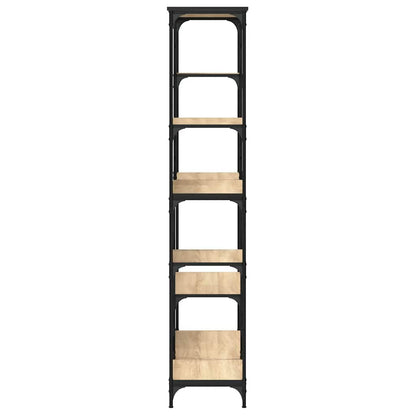 Libreria Rovere Sonoma 99x35,5x176 cm Legno Multistrato Acciaio | homemem39
