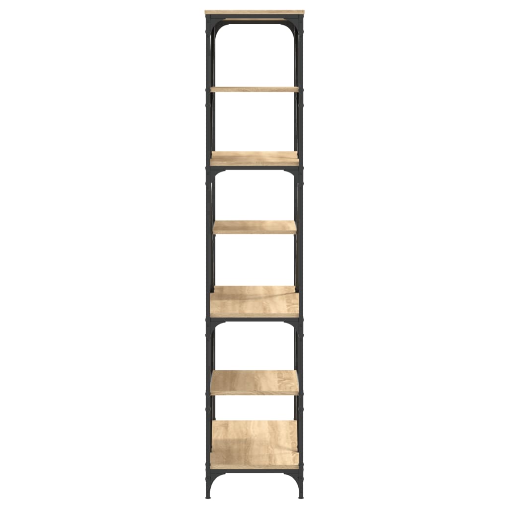 Libreria Rovere Sonoma 91x36x176 cm Legno Multistrato e Acciaio | homemem39