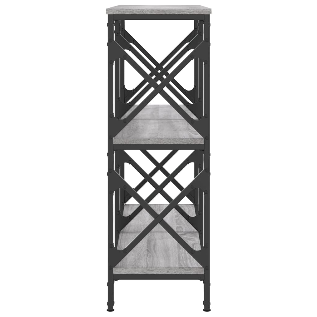Tavolo Consolle Grigio Sonoma 100x28x80,5 cm Legno Multistrato | homemem39