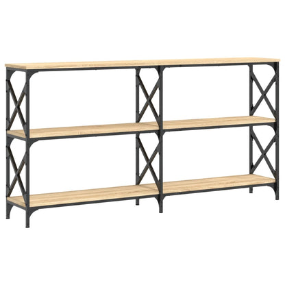 Tavolo Consolle Rovere Sonoma 156x28x80,5 cm Legno Multistrato - homemem39