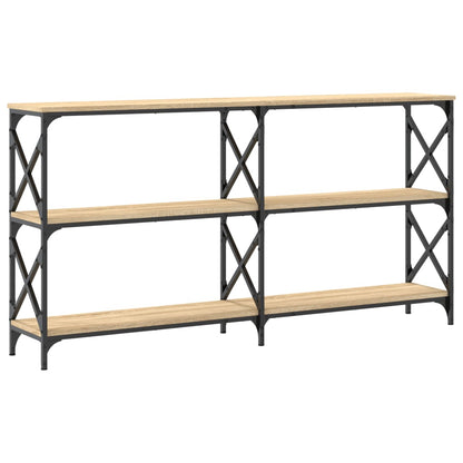 Tavolo Consolle Rovere Sonoma 156x28x80,5 cm Legno Multistrato - homemem39